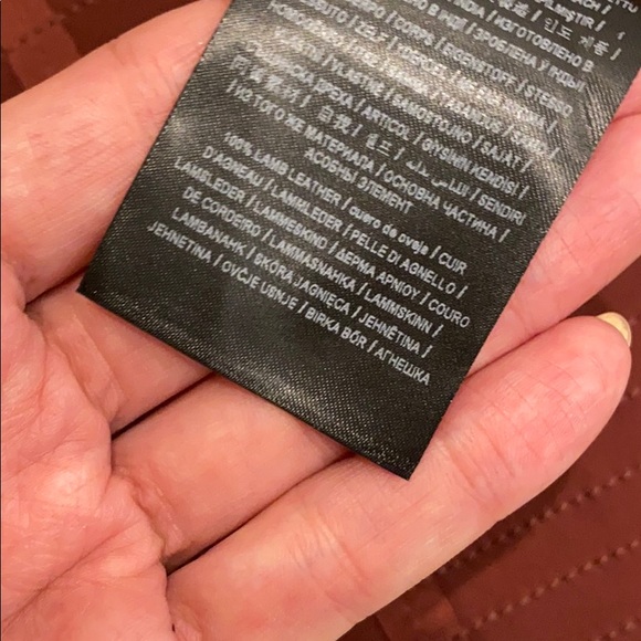 Beautiful burg handy 100% lamb leather jacket! - Picture 3 of 4